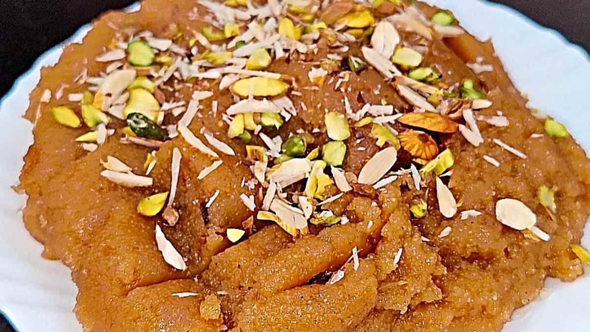 Suji Besan Halwa Recipe